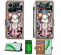 Aroepurt Custodia per Honor 400 Smart Case Custodia [ con 9H HD Vetro Temperato][Blocco RFID][Effetto Luminoso] PTZ-MXX