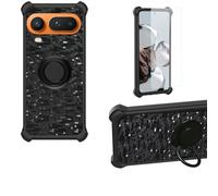 Aroepurt Custodia per Honor Magic8 PRO Air Case Custodia [ con 9H HD Vetro Temperato] Cover Supporto PC + Silicone TZZH-Hei