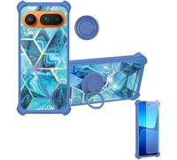 Aroepurt Custodia per Honor Magic8 PRO Air Case Custodia [ con 9H HD Vetro Temperato] Cover Supporto PC + Silicone IMDL-LS