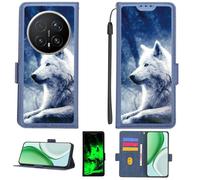 Aroepurt Custodia per Honor Magic8 PRO Case Custodia [ con 9H HD Vetro Temperato][Blocco RFID][Effetto Luminoso] PTL-Lang