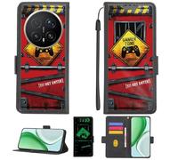 Aroepurt Custodia per Honor Magic8 PRO Case Custodia [ con 9H HD Vetro Temperato][Blocco RFID][Effetto Luminoso] PTH-JGP