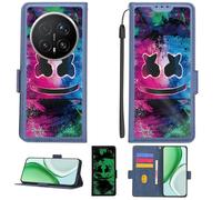 Aroepurt Custodia per Honor Magic8 PRO Case Custodia [ con 9H HD Vetro Temperato][Blocco RFID][Effetto Luminoso] PTL-BQ