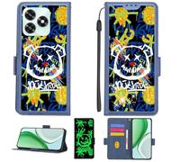 Aroepurt Custodia per Honor X5c Plus Case Custodia [ con 9H HD Vetro Temperato][Blocco RFID][Paillettes Dorate + Luccicanti] PTL-TYX