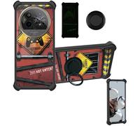 Aroepurt Custodia per iiiF150 Action 15pro Case Custodia [ con 9H HD Vetro Temperato] Cover Supporto PC + Silicone YGH-JGP