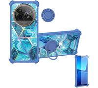 Aroepurt Custodia per iiiF150 Action 15pro Case Custodia [ con 9H HD Vetro Temperato] Cover Supporto PC + Silicone IMDL-LS