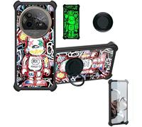 Aroepurt Custodia per iiiF150 Action 15pro Case Custodia [ con 9H HD Vetro Temperato] Cover Supporto PC + Silicone YGH-MXX