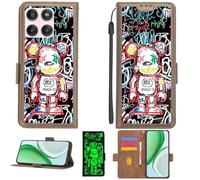 Aroepurt Custodia per Motorola Moto Edge 60s PRO Case Custodia [ con 9H HD Vetro Temperato][Blocco RFID][Effetto Luminoso] PTZ-MXX