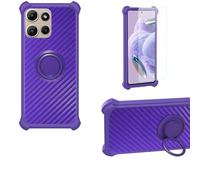 Aroepurt Custodia per Motorola Moto g Power 2026 Case Custodia [ con 9H HD Vetro Temperato] Cover Supporto PC + Silicone TZZH-ZI