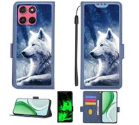 Aroepurt Custodia per Motorola Moto G57 Power Case Custodia [ con 9H HD Vetro Temperato][Blocco RFID][Effetto Luminoso] PTL-Lang