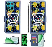 Aroepurt Custodia per Motorola Moto G67 Power 5G Case Custodia [ con 9H HD Vetro Temperato][Blocco RFID][Paillettes Dorate + Luccicanti] PTL-TYX