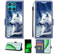 Aroepurt Custodia per Motorola Moto G67 Power 5G Case Custodia [ con 9H HD Vetro Temperato][Blocco RFID][Effetto Luminoso] PTL-Lang