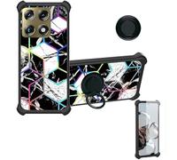 Aroepurt Custodia per Motorola Signature 5G Case Custodia [ con 9H HD Vetro Temperato] Cover Supporto PC + Silicone IMDH-HS