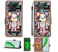 Aroepurt Custodia per Olympia Neo Mini+Plus Case Custodia [ con 9H HD Vetro Temperato][Blocco RFID][Effetto Luminoso] PTZ-MXX