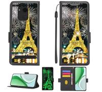 Aroepurt Custodia per Olympia Neo Mini+Plus Case Custodia [ con 9H HD Vetro Temperato][Blocco RFID][Paillettes Dorate + Luccicanti] PTH-TT