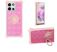 Aroepurt Custodia per OnePlus Turbo 6 Case Custodia [ con 9H HD Vetro Temperato] Cover Supporto PC + Silicone TZZH-FEN