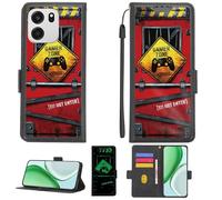 Aroepurt Custodia per OnePlus Turbo 6V Case Custodia [ con 9H HD Vetro Temperato][Blocco RFID][Effetto Luminoso] PTH-JGP