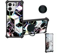 Aroepurt Custodia per OnePlus Turbo 6V Case Custodia [ con 9H HD Vetro Temperato] Cover Supporto PC + Silicone IMDH-HS