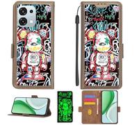 Aroepurt Custodia per Oppo A6 PRO 5G Case Custodia [ con 9H HD Vetro Temperato][Blocco RFID][Effetto Luminoso] PTZ-MXX