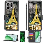 Aroepurt Custodia per Oppo Find X9 Case Custodia [ con 9H HD Vetro Temperato][Blocco RFID][Paillettes Dorate + Luccicanti] PTH-TT