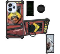 Aroepurt Custodia per Oppo Reno15 PRO 5G Case Custodia [ con 9H HD Vetro Temperato] Cover Supporto PC + Silicone YGH-JGP