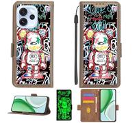 Aroepurt Custodia per Oppo Reno15 PRO Mini 5G Case Custodia [ con 9H HD Vetro Temperato][Blocco RFID][Effetto Luminoso] PTZ-MXX