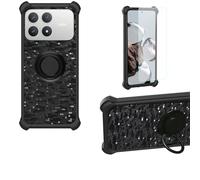 Aroepurt Custodia per Poco F8 PRO Case Custodia [ con 9H HD Vetro Temperato] Cover Supporto PC + Silicone TZZH-Hei