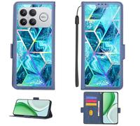 Aroepurt Custodia per Poco F8 Ultra Case Custodia [ con 9H HD Vetro Temperato][Blocco RFID][Luce riflessa dai Colori Vivaci] PTL-LS