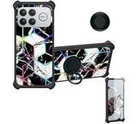 Aroepurt Custodia per Poco F8 Ultra Case Custodia [ con 9H HD Vetro Temperato] Cover Supporto PC + Silicone IMDH-HS