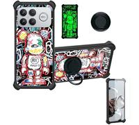 Aroepurt Custodia per Poco F8 Ultra Case Custodia [ con 9H HD Vetro Temperato] Cover Supporto PC + Silicone YGH-MXX