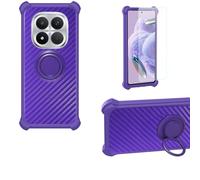 Aroepurt Custodia per Poco M8 PRO 5G Case Custodia [ con 9H HD Vetro Temperato] Cover Supporto PC + Silicone TZZH-ZI