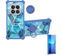 Aroepurt Custodia per Poco M8 PRO 5G Case Custodia [ con 9H HD Vetro Temperato] Cover Supporto PC + Silicone IMDL-LS