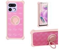 Aroepurt Custodia per realme 16 PRO 5G Case Custodia [ con 9H HD Vetro Temperato] Cover Supporto PC + Silicone TZZH-FEN