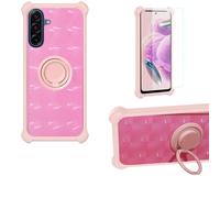 Aroepurt Custodia per Samsung Galaxy A17 5G SM-A175N SM-A175F Case Custodia [ con 9H HD Vetro Temperato] Cover Supporto PC + Silicone TZZH-FEN