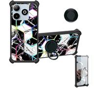 Aroepurt Custodia per Sego Mate 10 Case Custodia [ con 9H HD Vetro Temperato] Cover Supporto PC + Silicone IMDH-HS