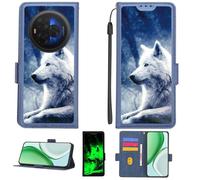 Aroepurt Custodia per TCL NXTPAPER 60 Ultra Case Custodia [ con 9H HD Vetro Temperato][Blocco RFID][Effetto Luminoso] PTL-Lang