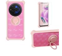 Aroepurt Custodia per TCL NXTPAPER 60 Ultra Case Custodia [ con 9H HD Vetro Temperato] Cover Supporto PC + Silicone TZZH-FEN