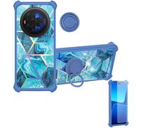 Aroepurt Custodia per TCL NXTPAPER 60 Ultra Case Custodia [ con 9H HD Vetro Temperato] Cover Supporto PC + Silicone IMDL-LS