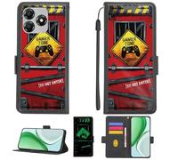 Aroepurt Custodia per ZTE Blade A36 Z2472 Case Custodia [ con 9H HD Vetro Temperato][Blocco RFID][Effetto Luminoso] PTH-JGP