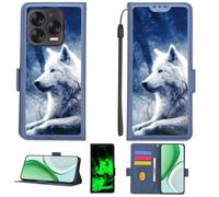 Aroepurt Custodia per ZTE Blade V70 Vita Z2458 Case Custodia [ con 9H HD Vetro Temperato][Blocco RFID][Effetto Luminoso] PTL-Lang