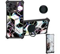 Aroepurt Custodia per ZTE Blade V70 Vita Z2458 Case Custodia [ con 9H HD Vetro Temperato] Cover Supporto PC + Silicone IMDH-HS