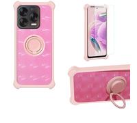 Aroepurt Custodia per ZTE Blade V70 Vita Z2458 Case Custodia [ con 9H HD Vetro Temperato] Cover Supporto PC + Silicone TZZH-FEN