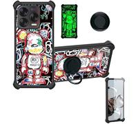 Aroepurt Custodia per ZTE Blade V70 Vita Z2458 Case Custodia [ con 9H HD Vetro Temperato] Cover Supporto PC + Silicone YGH-MXX