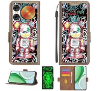 Aroepurt Custodia per ZTE Nubia Music PRO Z2460 Case Custodia [ con 9H HD Vetro Temperato][Blocco RFID][Effetto Luminoso] PTZ-MXX