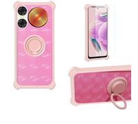 Aroepurt Custodia per ZTE Nubia Music PRO Z2460 Case Custodia [ con 9H HD Vetro Temperato] Cover Supporto PC + Silicone TZZH-FEN