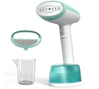 AROEVE Ferro da Stiro Verticale 1500W 365ml Serbatoio Rimuovi Pieghe | Riscaldamento Rapido, 30g/min Vapore Continuo, 2 Modalità Vapore, Portatile Stiratore Verticale per Casa Ufficio Viaggio