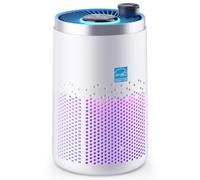 AROEVE MK20 Purificatore d'aria per camera da letto e appartamento, filtro multistrato 3 in 1 contro fumo, polline, polvere, peli di animali e odori, 24 dB, modalità sonno, aromaterapia, 4 livelli