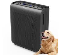 AROEVE Purificatori d'aria per la casa di grandi dimensioni fino a 1395 mq con sensori di qualità dell'aria, filtro lavabile, filtri per peli di animali domestici, polline, fumo, polvere, per camera