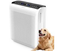 AROEVE - Purificatori d'aria per la casa, grande stanza fino a 1395 sq ft con sensori di qualità dell'aria, filtri lavabili, peli di animali domestici, polline, fumo, polvere per