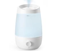 AROEVE Umidificatore Ambiente, 2,5L Umidificatore, 250 ml/h, 25H Diffusore di Oli Essenziali, Spegnimento Automatico, 28 dB Silenzioso per Neonati e Piante, Bianco