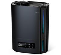 AROEVE Umidificatore Ambiente 6L, Diffusore di Oli Essenziali, Umidificatore a Ultrasuoni Top Fill per Bambini, Piante, Fino a 60 Ore di Autonomia, Controllo Umidità Intelligente, Silenzioso, Nero